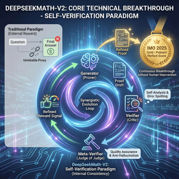 DeepSeekMath-V2创新点：自我验证机制